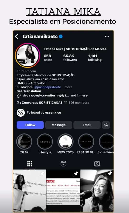 Cliente Tatiana Mika