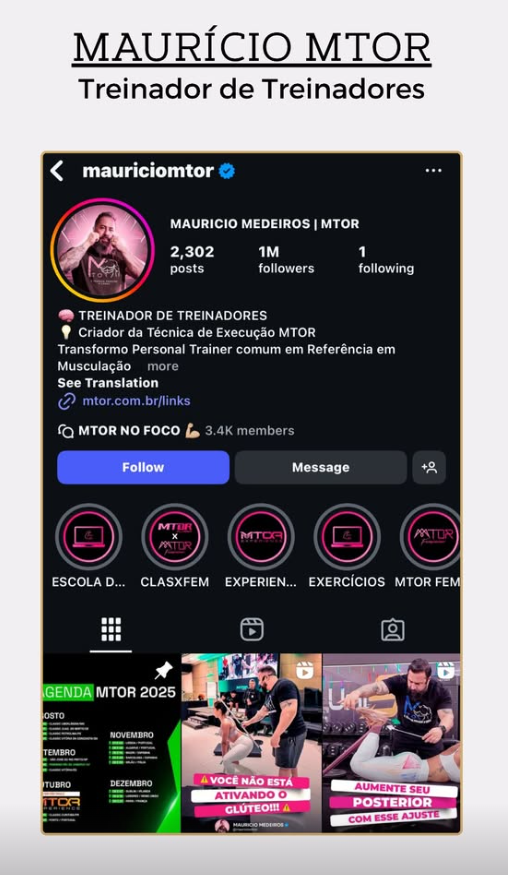 Cliente Maurício MTOR