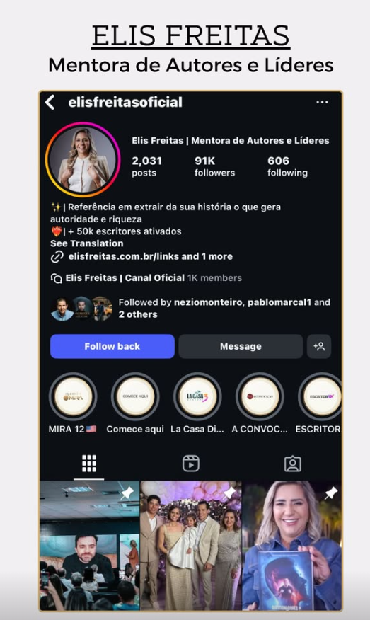 Cliente Elis Freitas