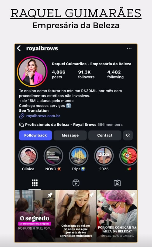 Cliente Raquel Guimarães