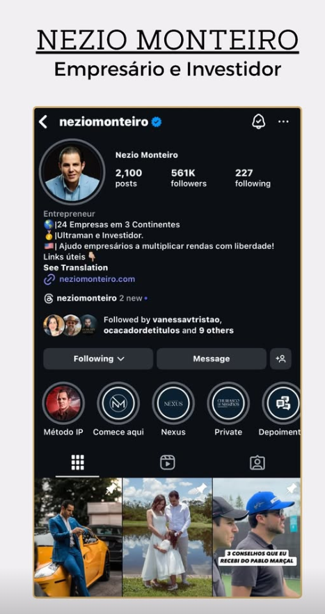 Cliente Nezio Monteiro